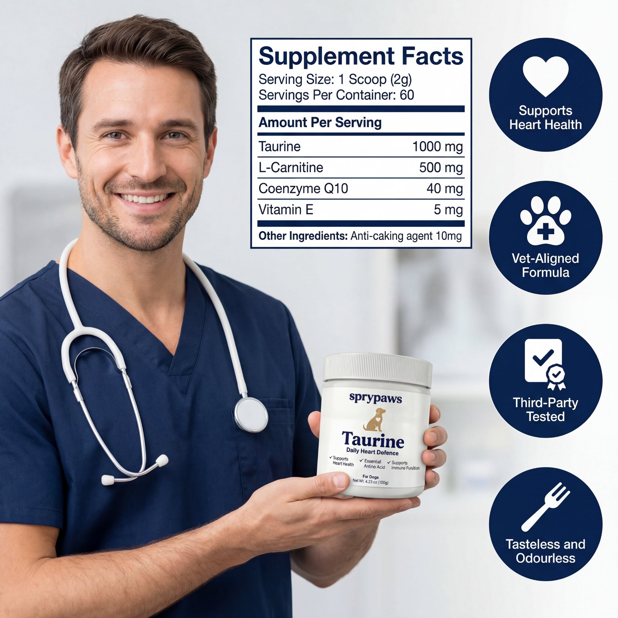 SpryPaws Daily Heart Defense